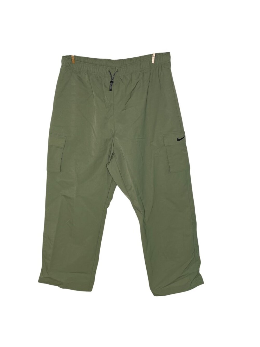 Nike Nylon Wide Leg Cargo Pull On Pants Sz 1X Drawstring Utility Gorpcore